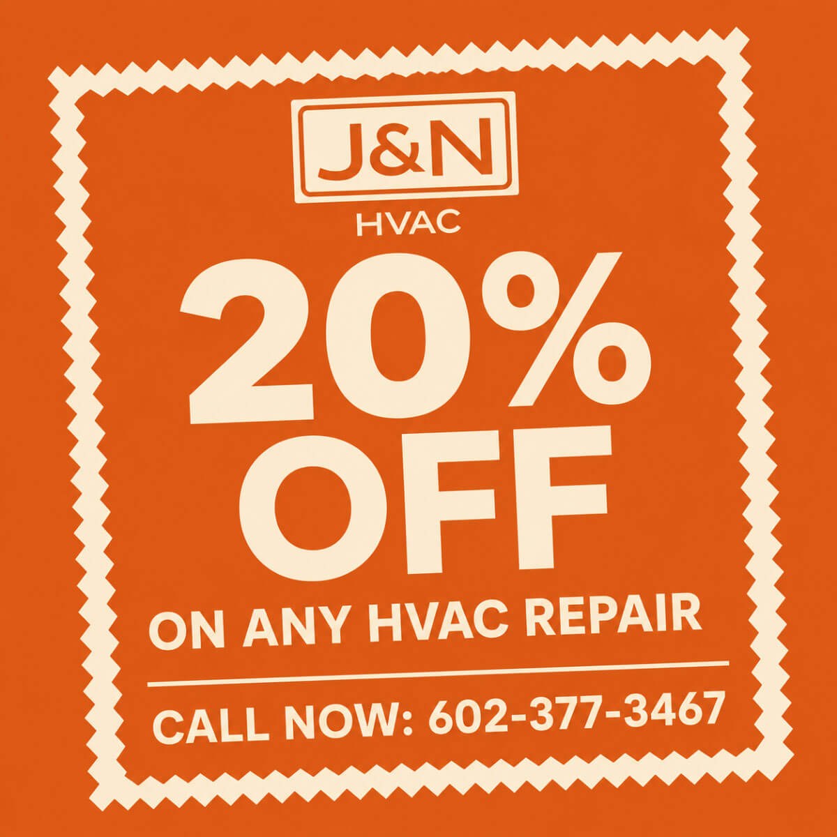 J&N HVAC LLC - Coupon updated